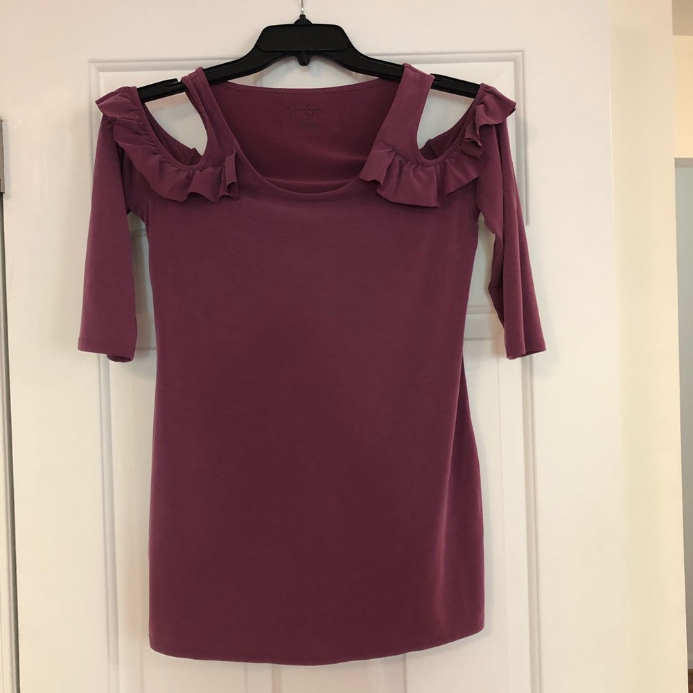 Jessica Simpson Maternity Cold Shoulder Too -Small